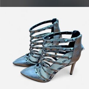 Mix No. 6 Metallic Strappy Heels
